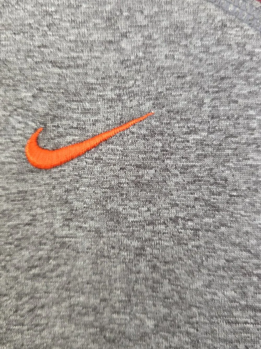 Virginia Tech Hokies Mens Nike Short Sleeve Polyester T-Shirt Gray Maroon Sz 3XL